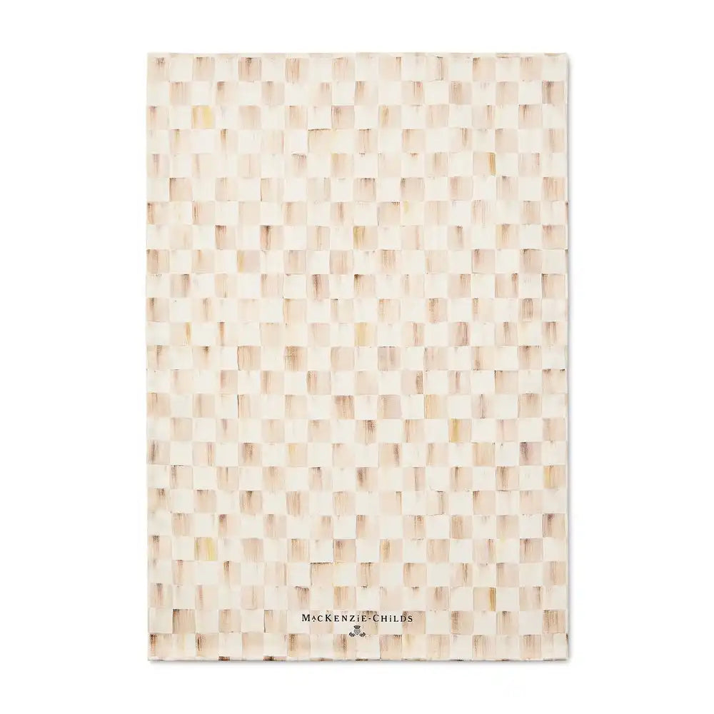 Cherry Check Printed Dish Towel