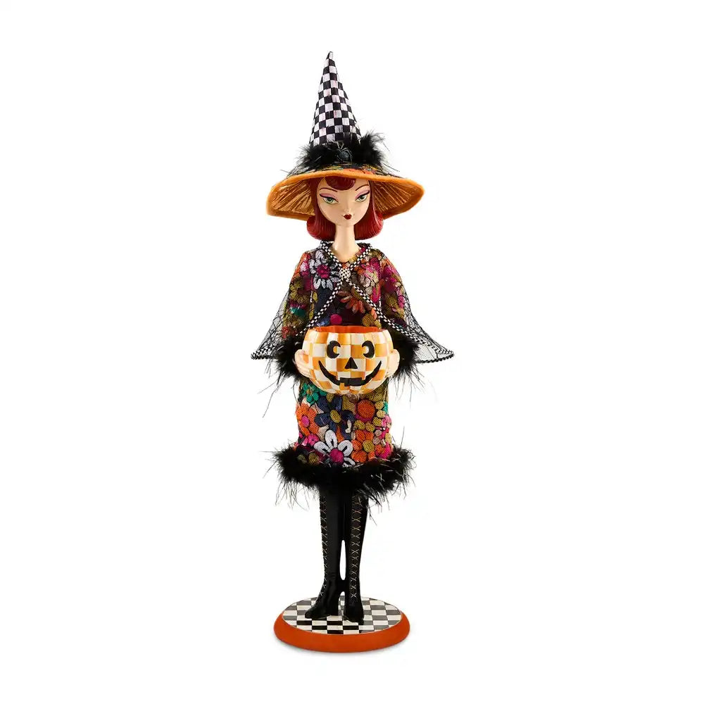 Glamoura Fabric Witch with Pumpkin Main image