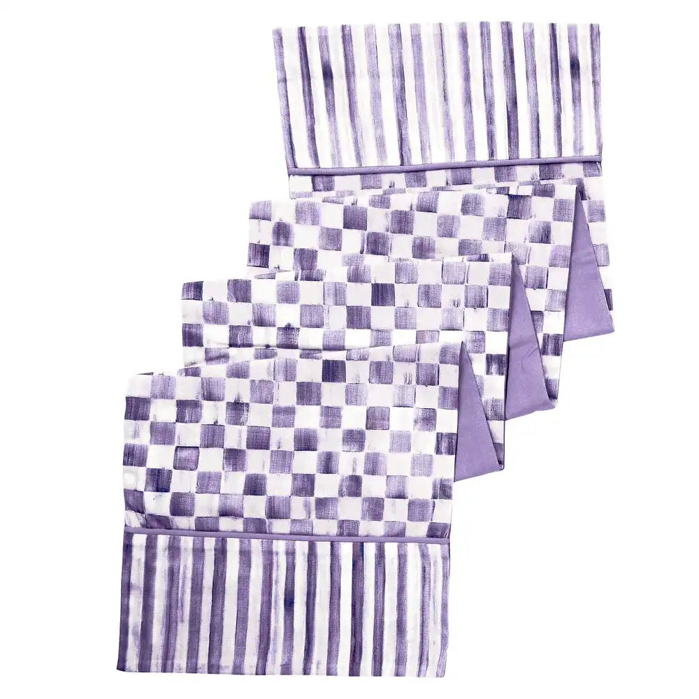 Courtly Check & Stripe Table Runner