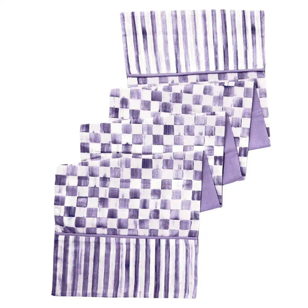 Courtly Check & Stripe Table Runner