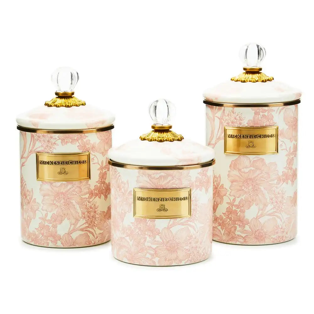 Rosy English Garden Small Canister