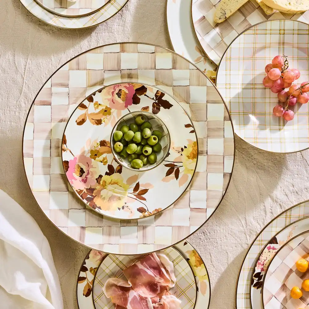 Royal Check Serving Platter