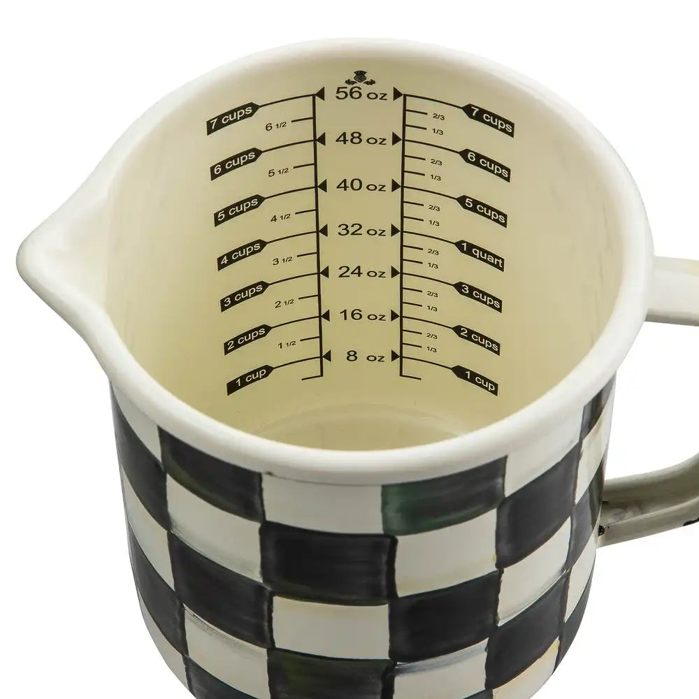 Mocha Check 7 Cup Measuring Cup