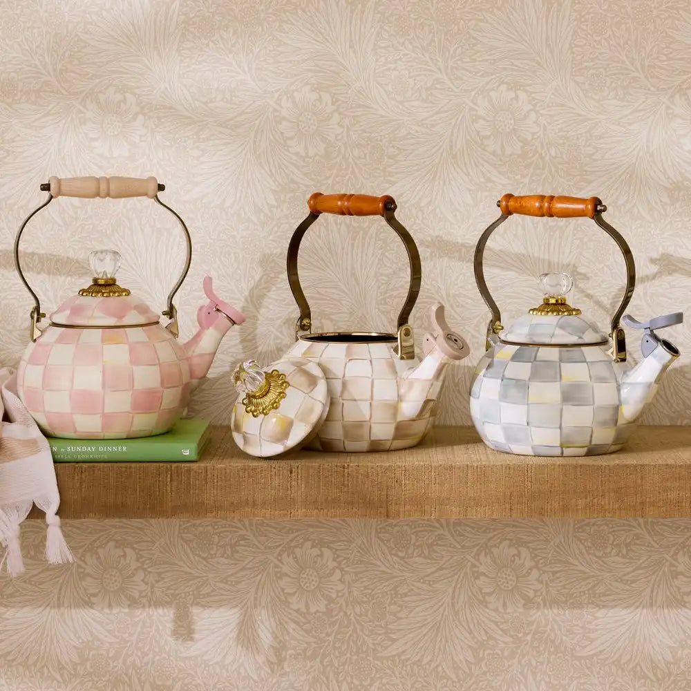 Courtly Check Whistling Tea Kettle