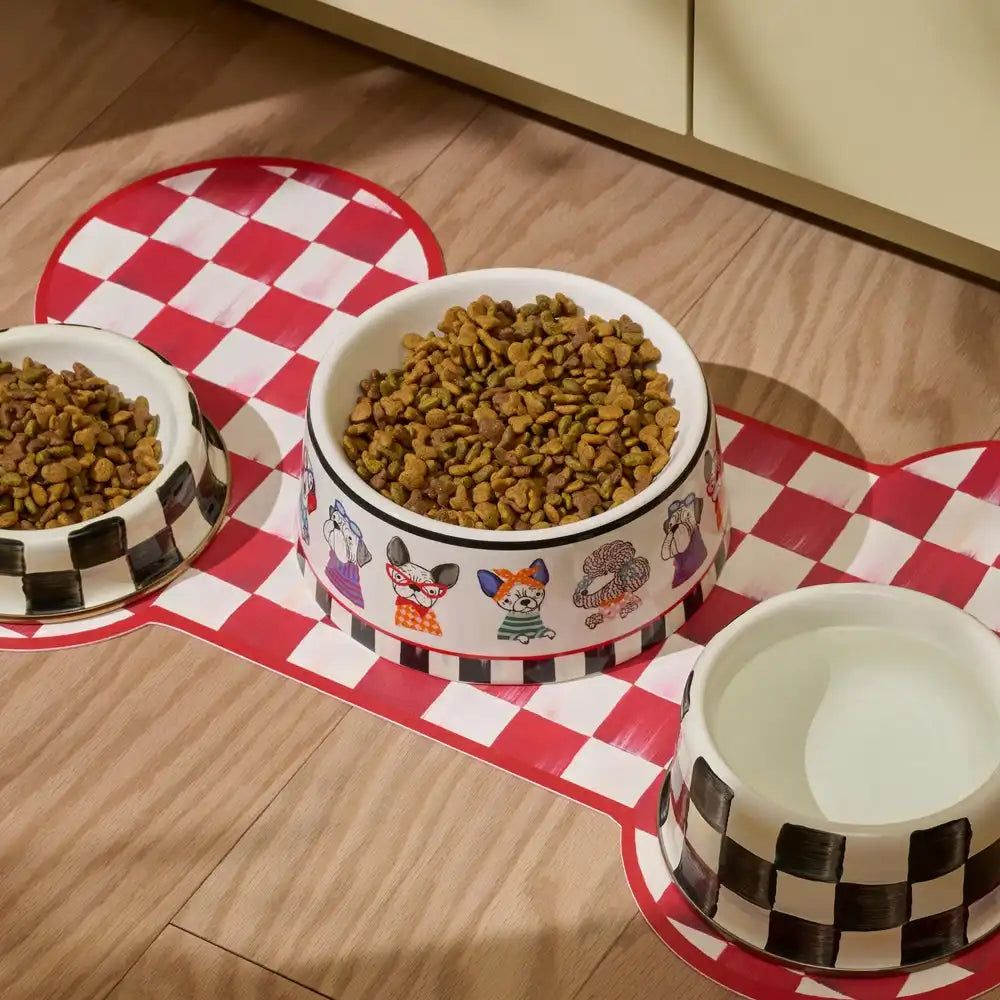 Courtly Check Ceramic Pet Dish Secondary image