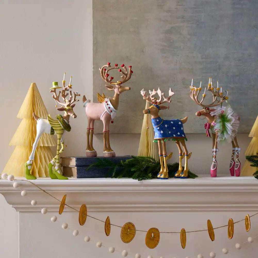 Patience Brewster Dash Away Reindeer Figure Set-B Secondary image
