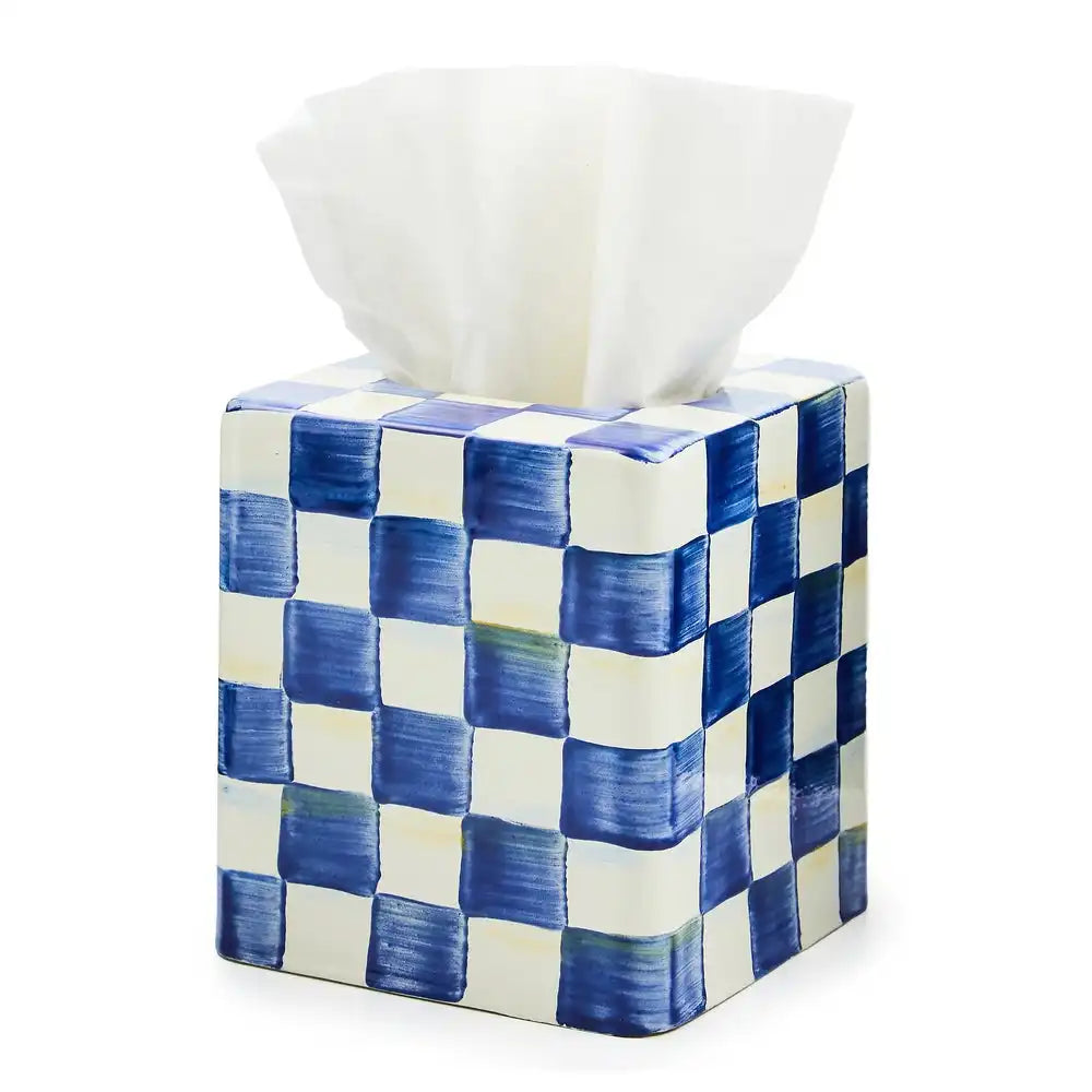 Royal Check Boutique Tissue Box Cover Main image