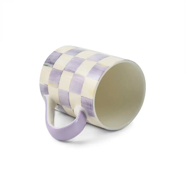 Sky Check Porcelain Mug