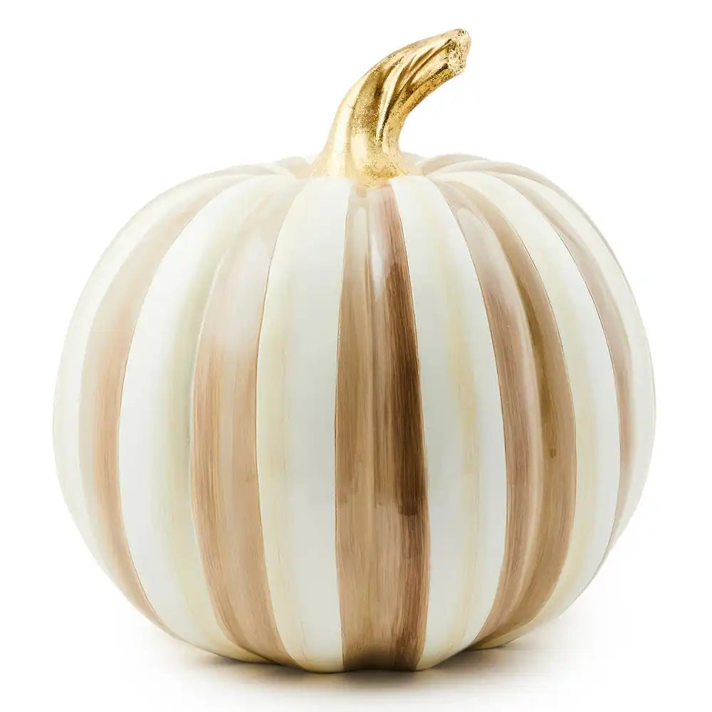 Mocha Stripe Medium Pumpkin