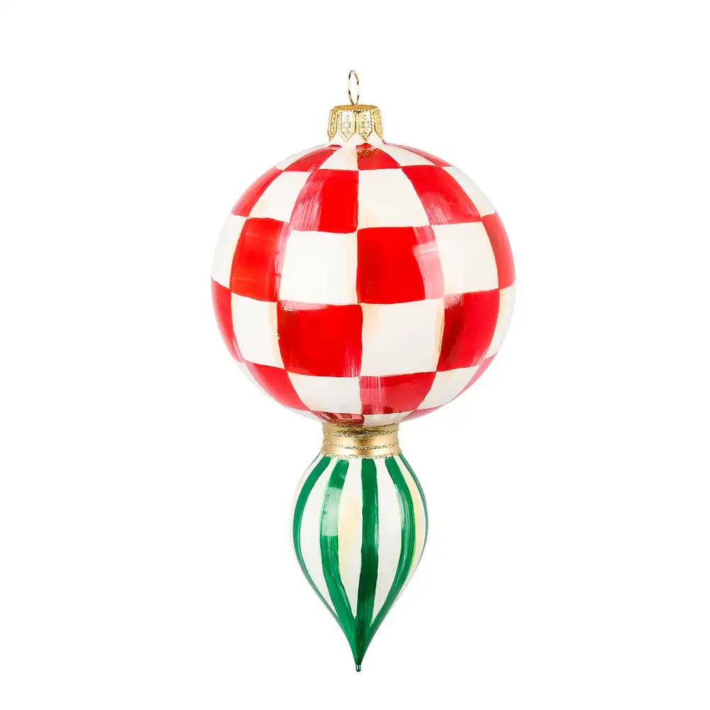 Check It Out Drop Glass Ornament Main image