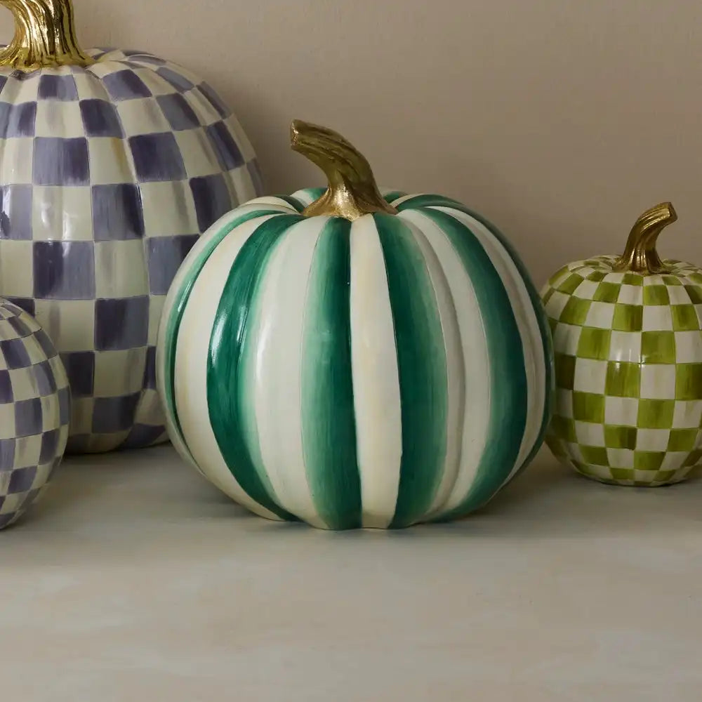 Mocha Stripe Medium Pumpkin