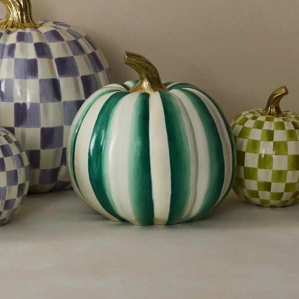 Mocha Stripe Medium Pumpkin