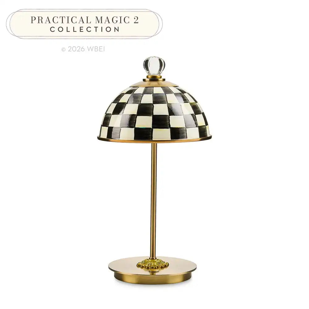 Sophisticheck LED Rechargeable Dome Table Lamp