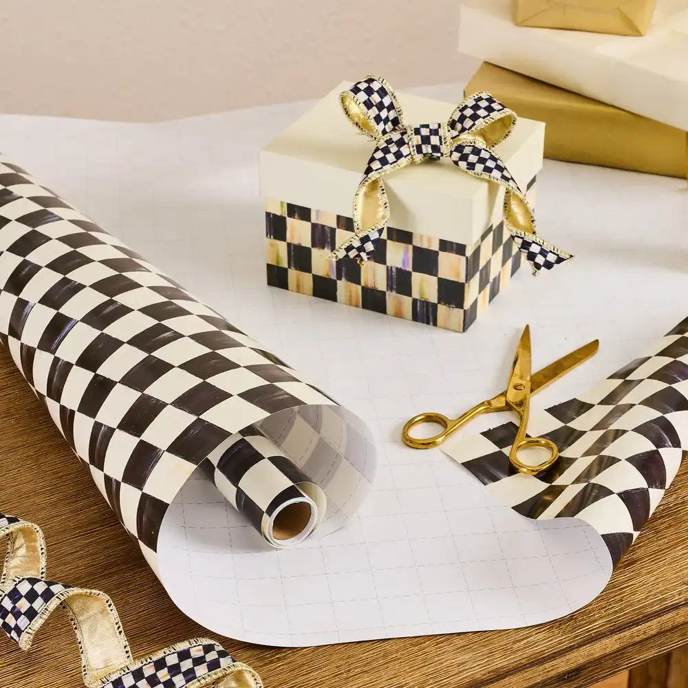 Courtly Check Gift Wrap, Set of 2 Secondary image