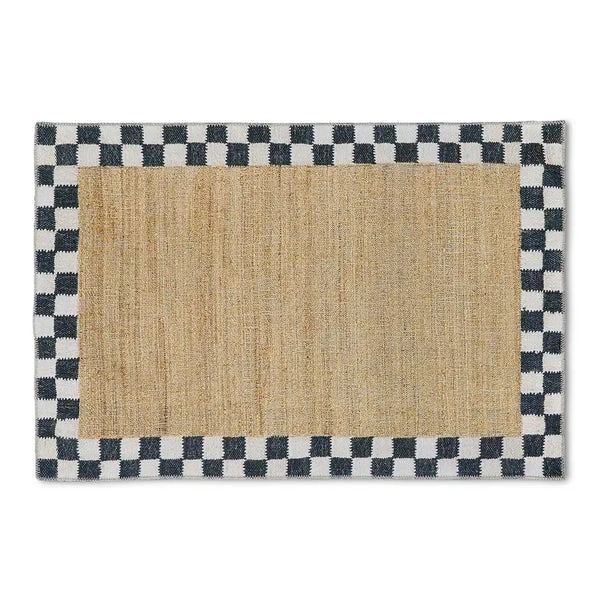 Naturals Check 2'6" x 8' Washable Runner