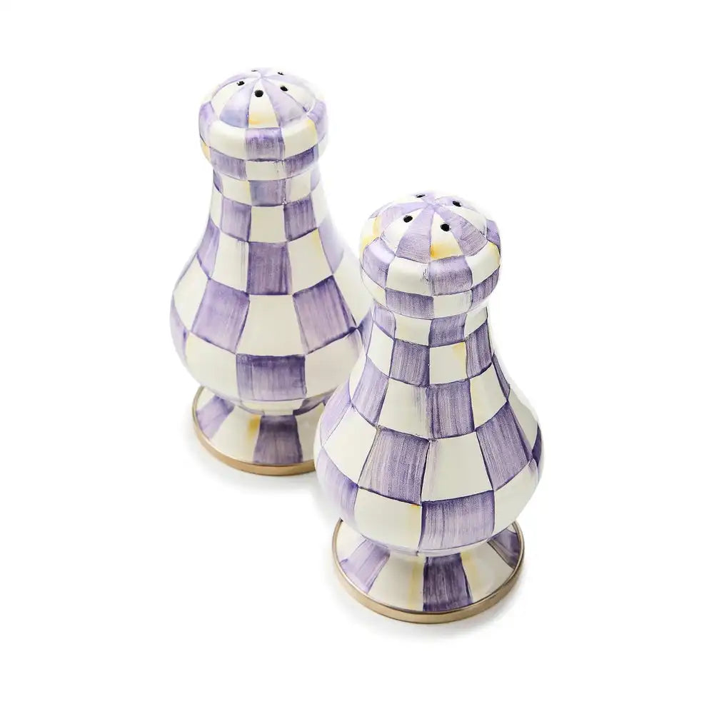 Courtly Check Large Salt & Pepper Shakers