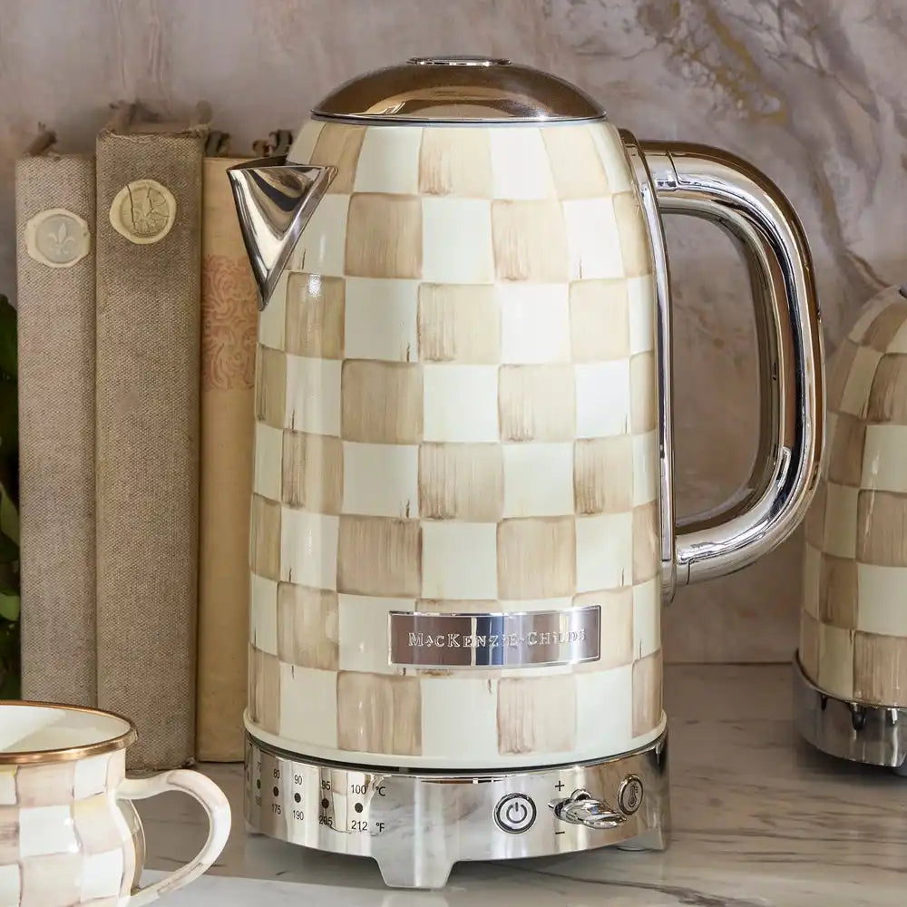 Emerald Check Electric Kettle