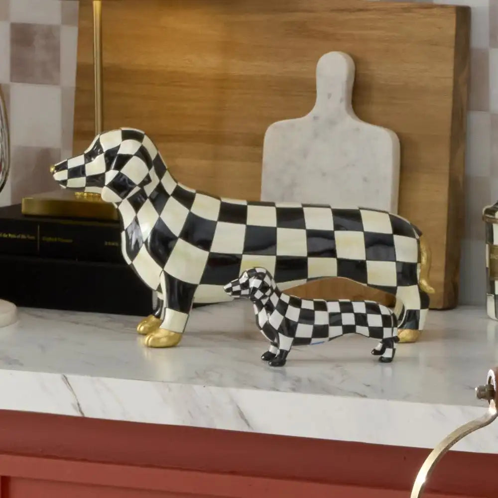 Courtly Check Dachshund Figurine Secondary image