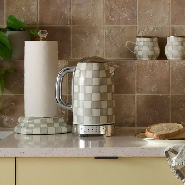 Emerald Check Electric Kettle