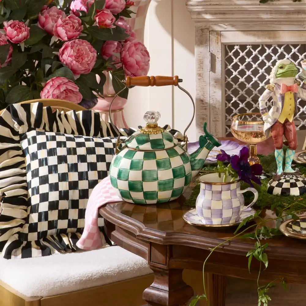 Courtly Check Whistling Tea Kettle