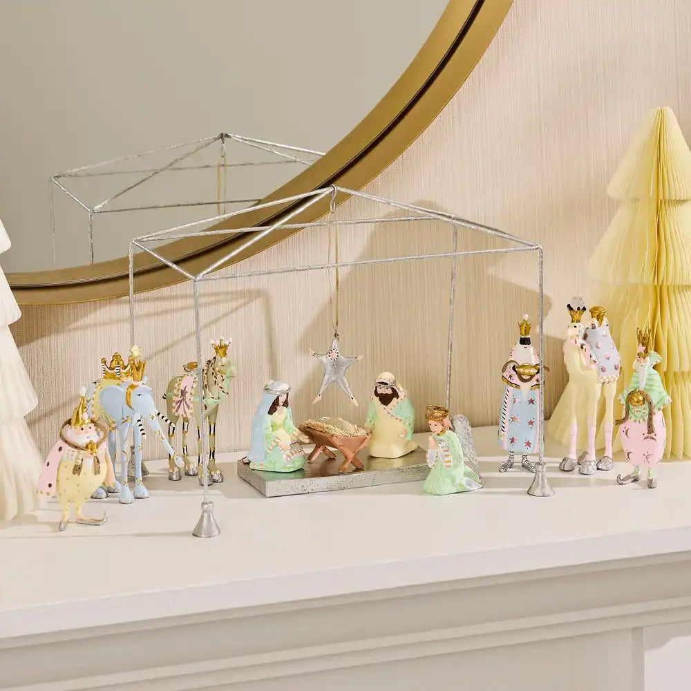 Patience Brewster Silver Nativity Mini Figures Set Secondary image