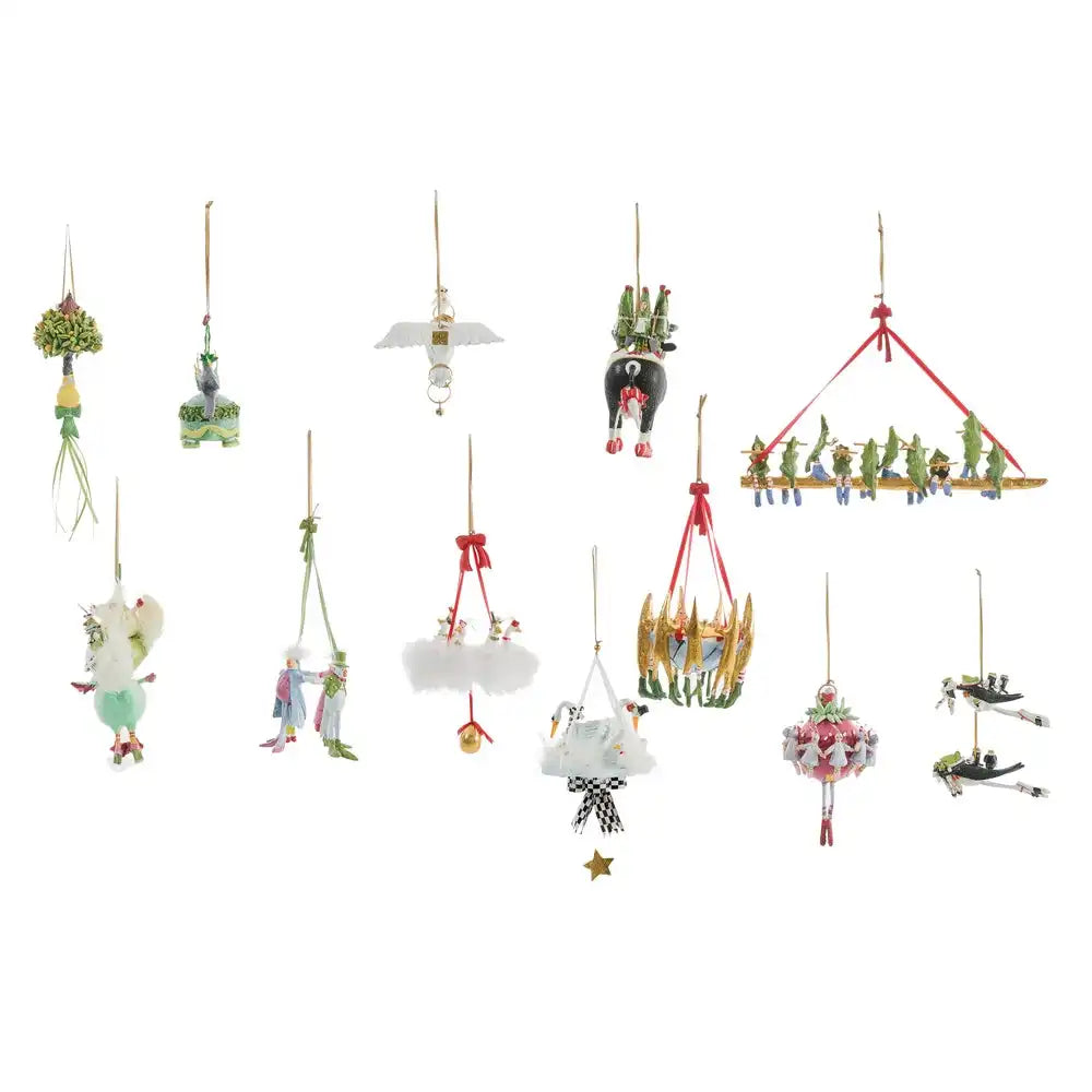 Patience Brewster 12 Days Mini Ornaments Set