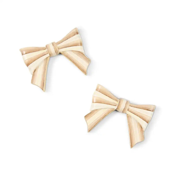 Courtly Bow Magnets, Set of 2