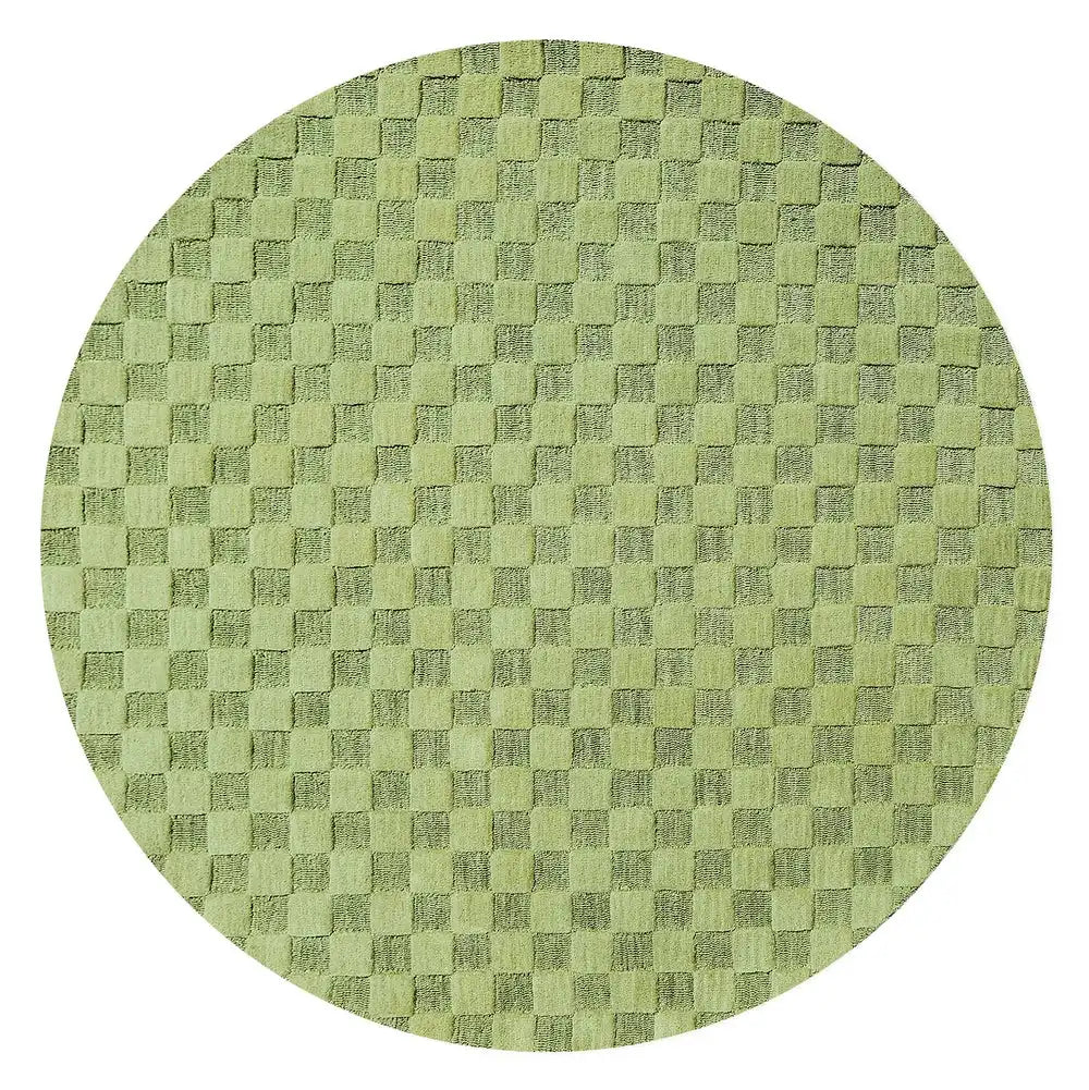 Moss Checkerboard 2'3" x 3'9" Rug