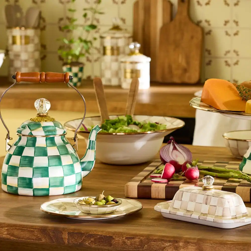 Courtly Check Salad Serving Set