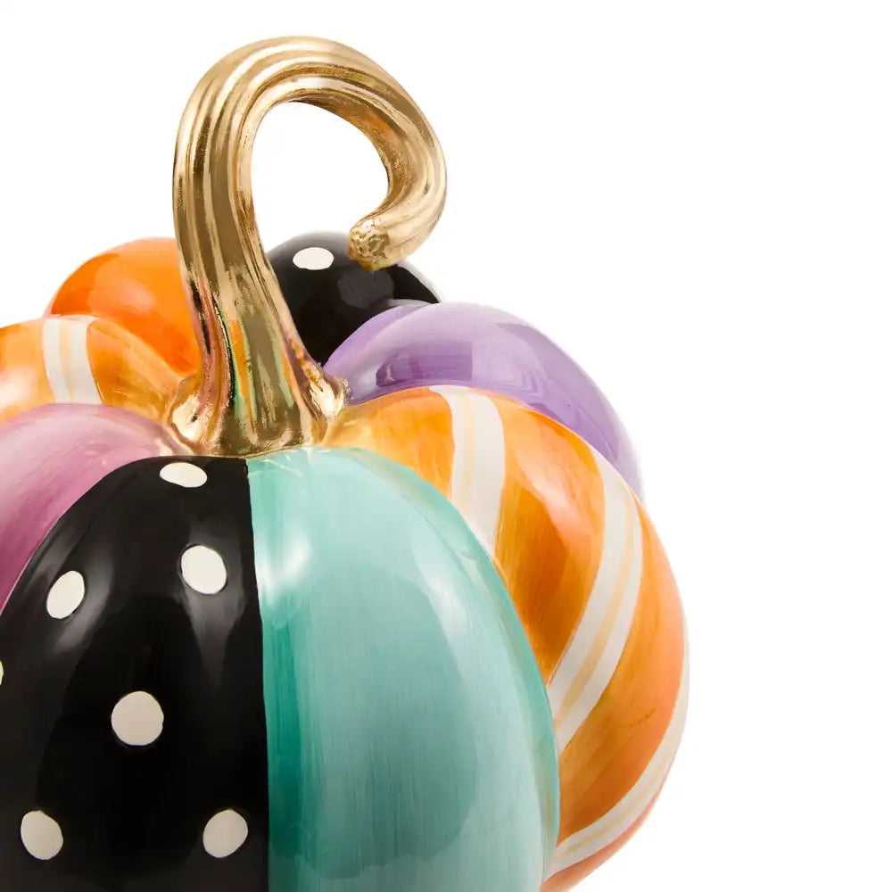 Whimsy Patchwork Small Squashed Pumpkin