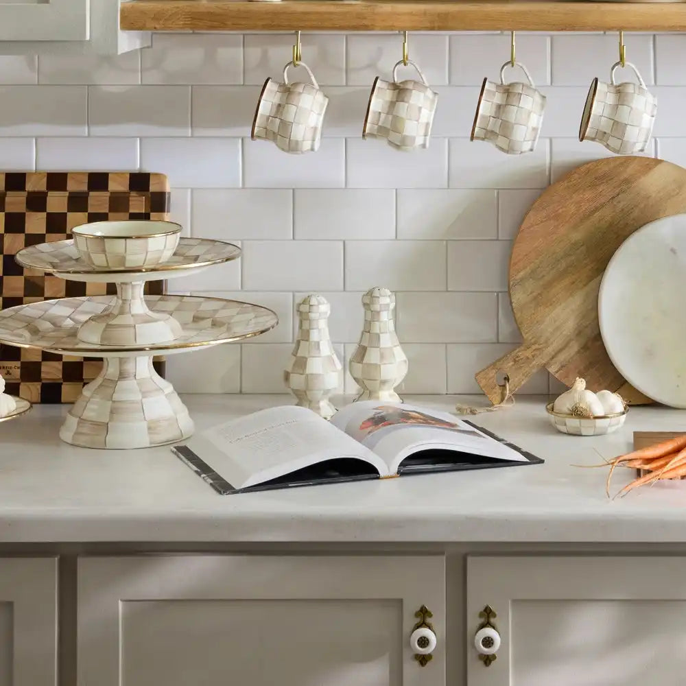 Courtly Check Large Salt & Pepper Shakers