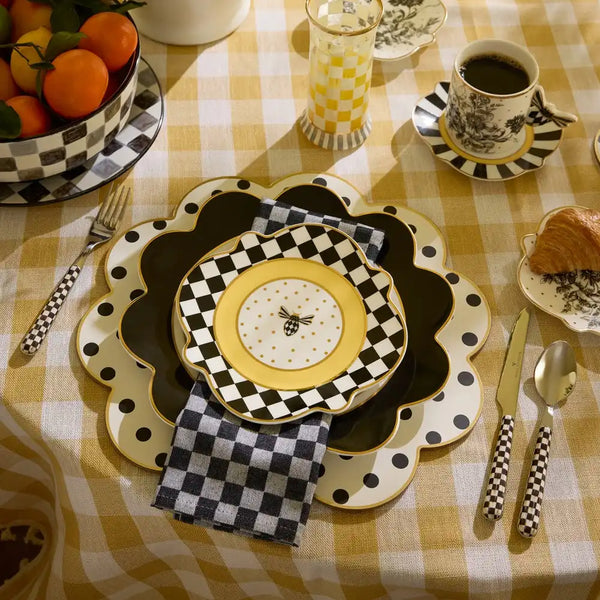 Courtly Check Bistro Flatware 5 Piece Place Setting