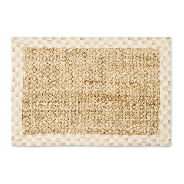 Mocha Check Chunky Jute 6' x 9' Jute Rug