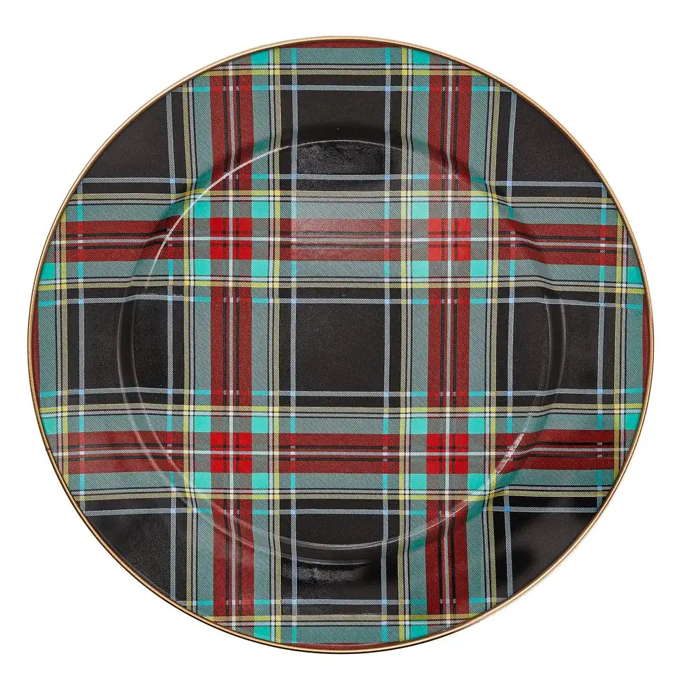 Tartan Black Charger Main image