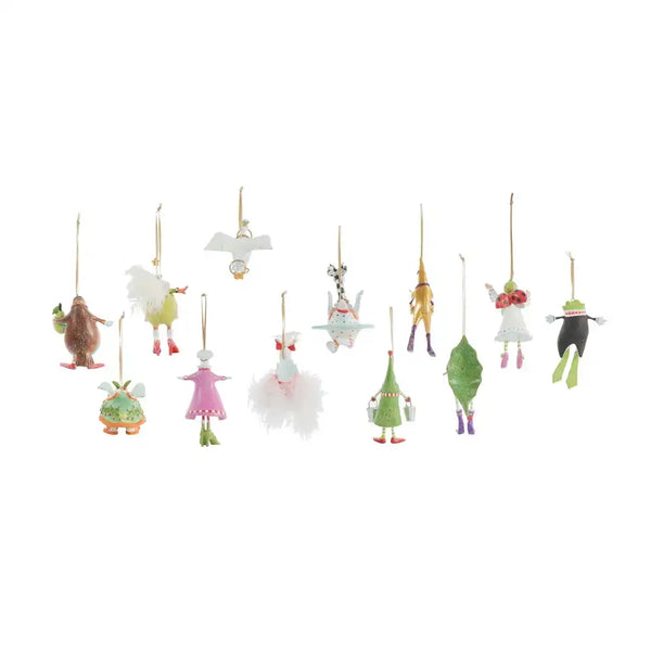 Patience Brewster 12 Days Mini Ornaments Set
