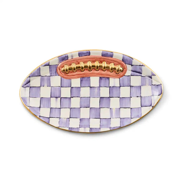Courtly Check Football Platter