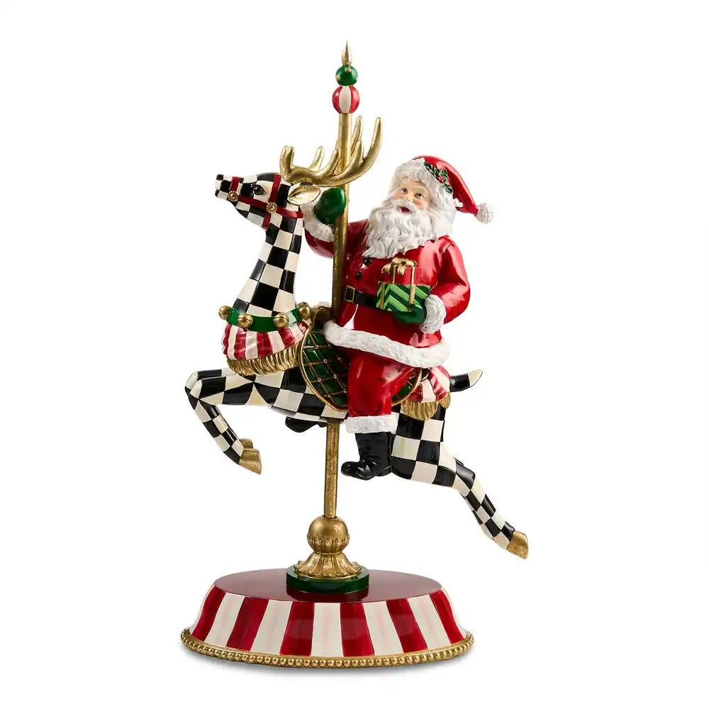 Carousel Santa Figurine Main image