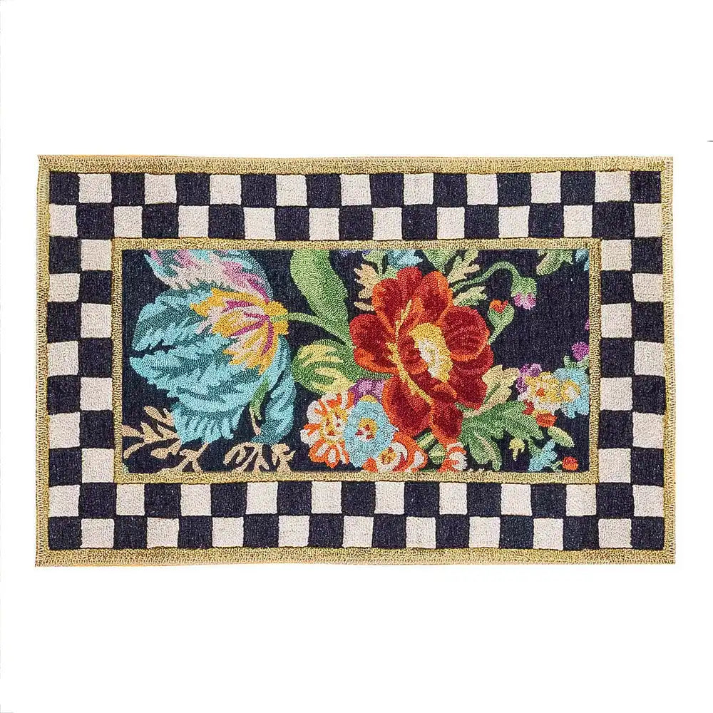 Flower Market 8' x 10' Washable Rug