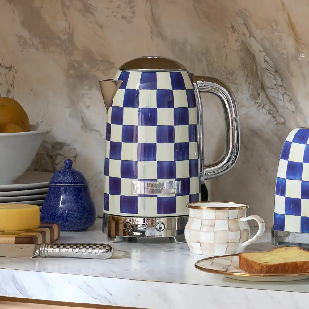 Emerald Check Electric Kettle