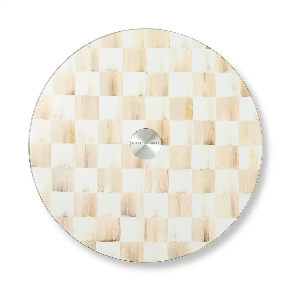 Courtly Check Glass Lazy Susan Secondary image
