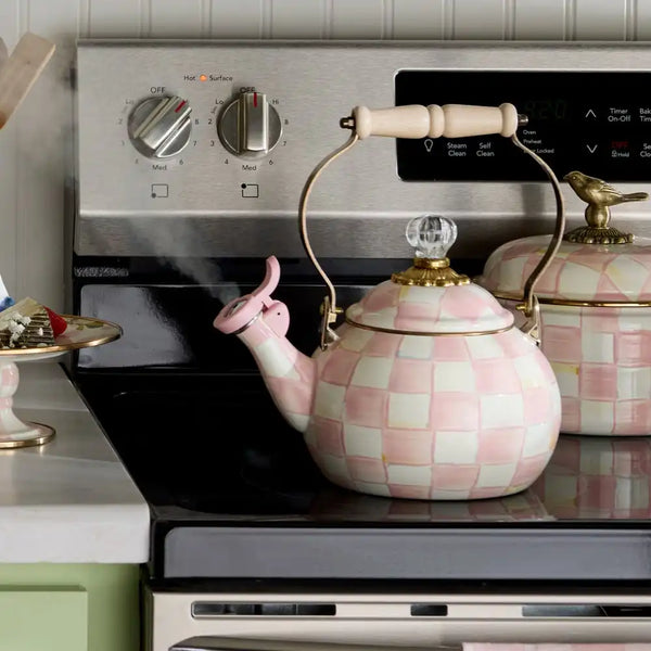 Courtly Check Whistling Tea Kettle