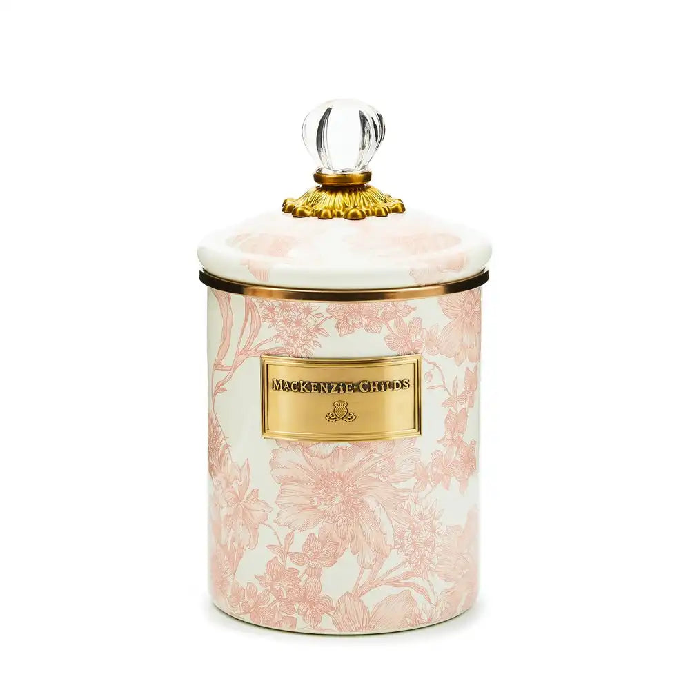 Rosy English Garden Small Canister