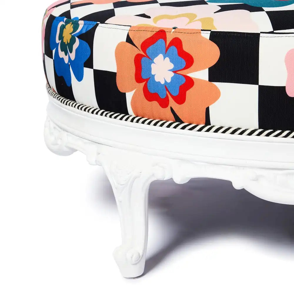 Outdoor Dolce Vita Jumbo Upholstered Ottoman Secondary image