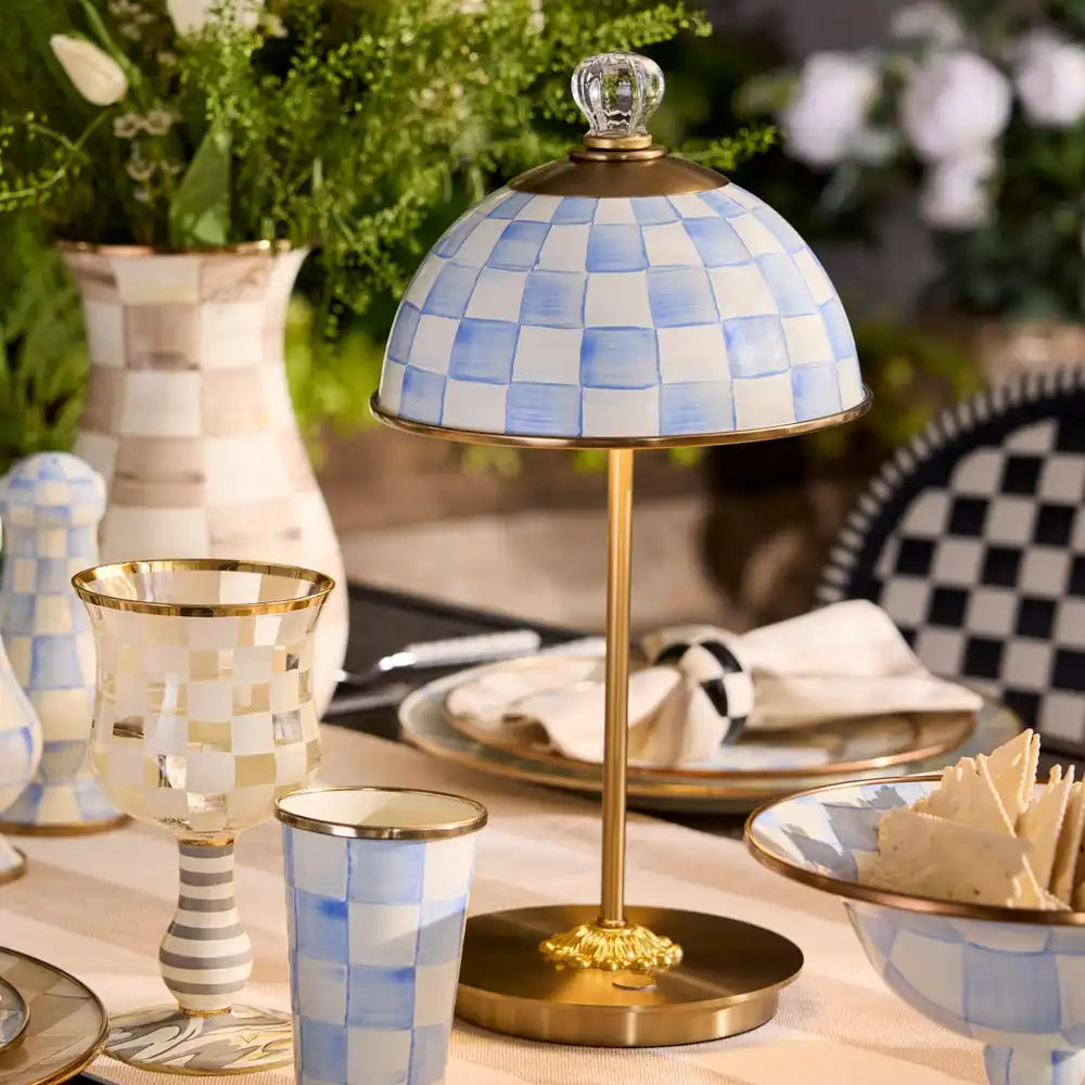 Sophisticheck LED Rechargeable Dome Table Lamp