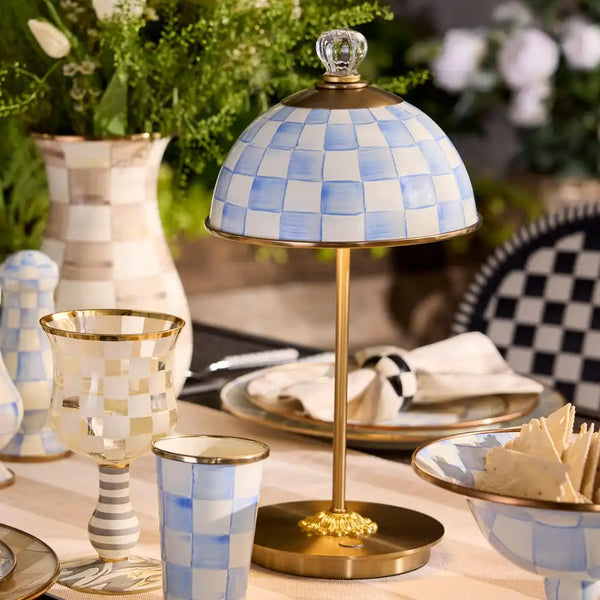 Sophisticheck LED Rechargeable Dome Table Lamp