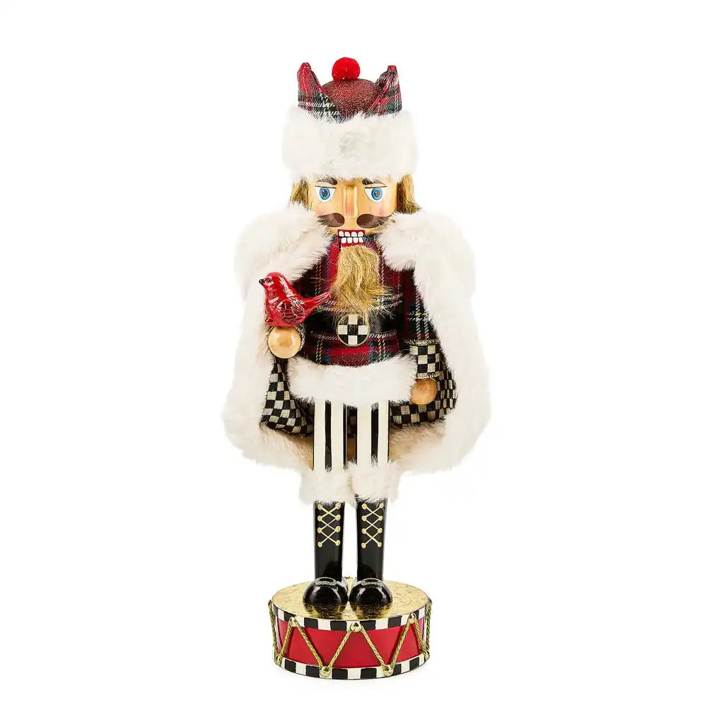 Tartan Cardinal Nutcracker