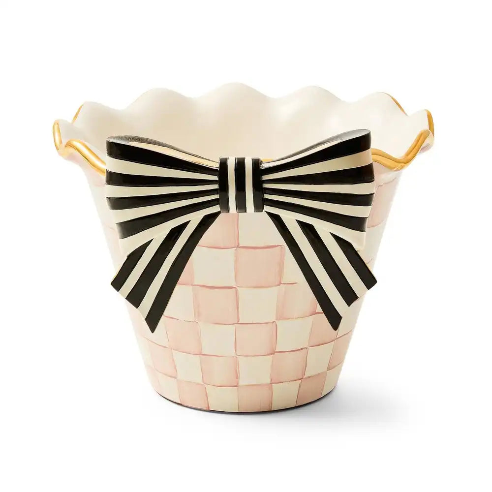 Mocha Check Squirrel Pot Climber