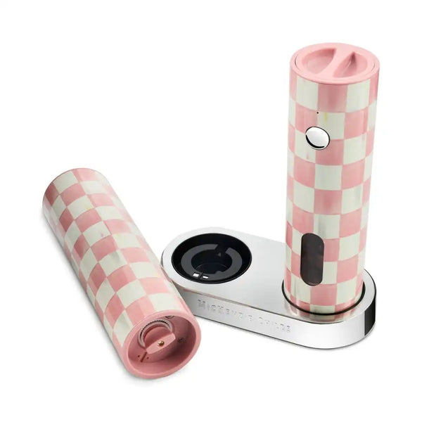 Courtly Check Electric Salt & Pepper Grinder Set
