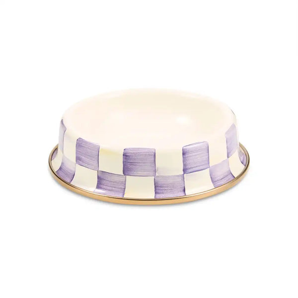 Sky Check Small Pet Dish