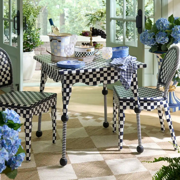 Gambit Check Outdoor Bar Cart